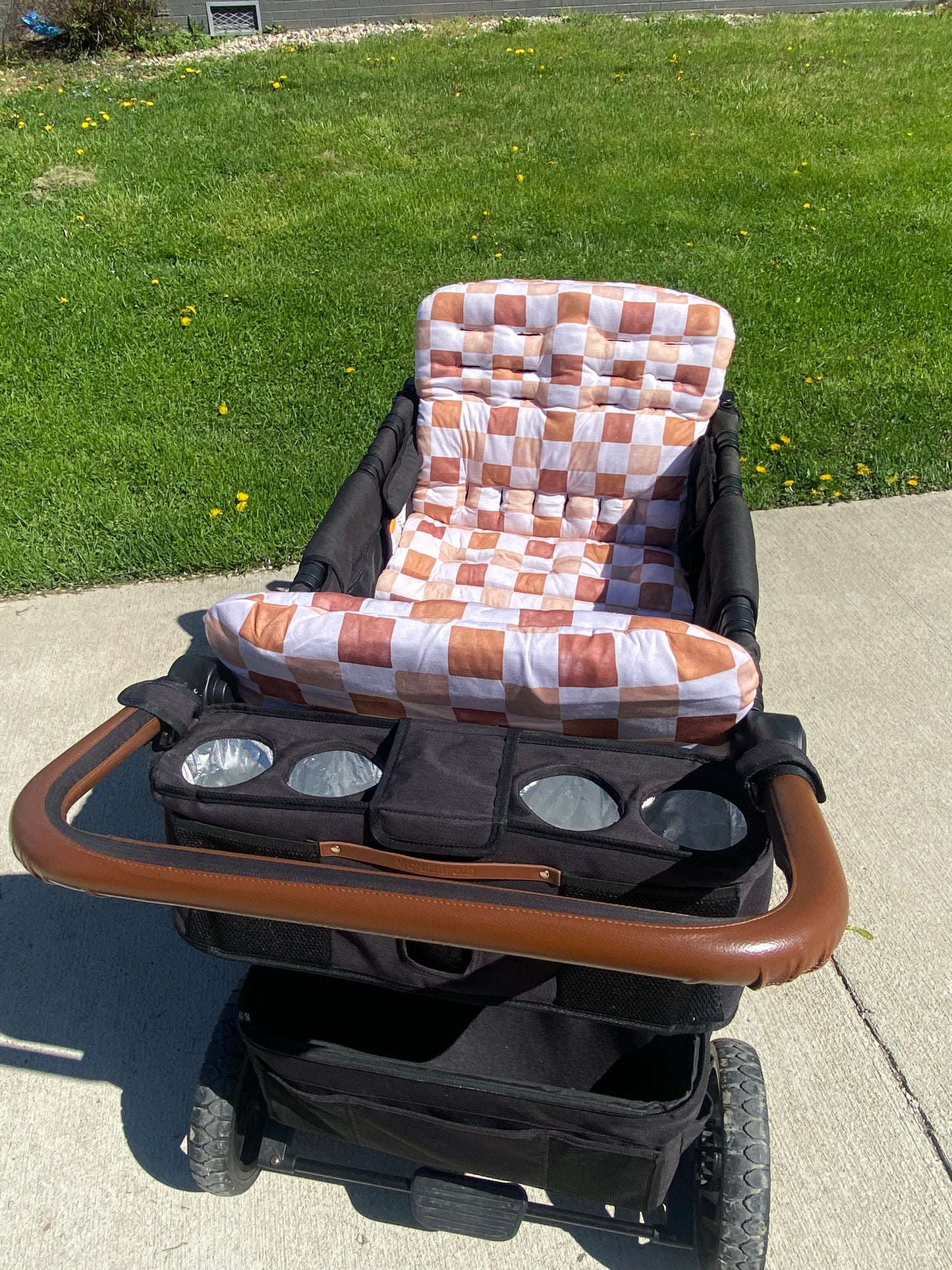 4 Seater Wagon Seat Cover - Checkered